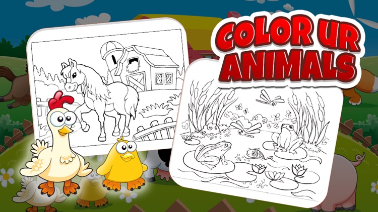 Colorful Diary: Coloring Farms