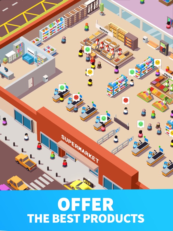 Idle Supermarket Tycoon Car Dealership