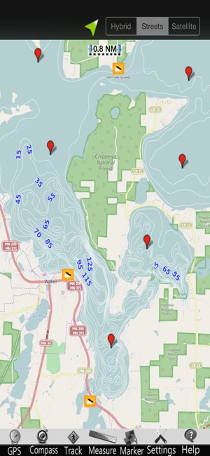 Leech Lake GPS Nautical Charts(圖2)-速報App