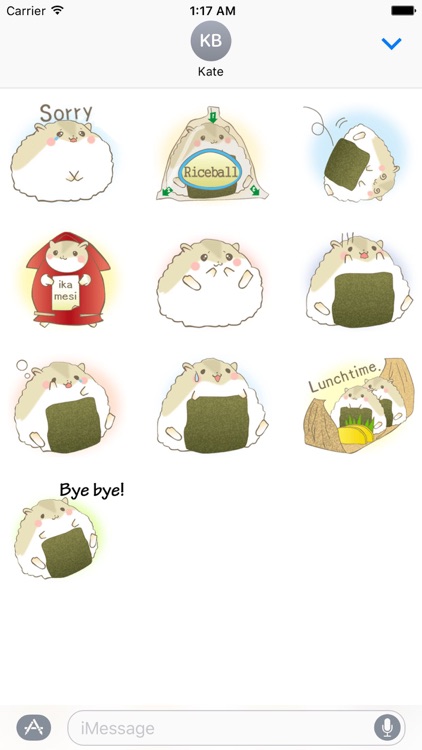 Adorable Fat Hamster Sticker