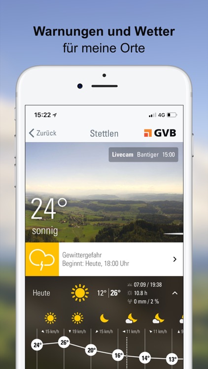Wetter-Alarm: Wetter & Alarme screenshot-0