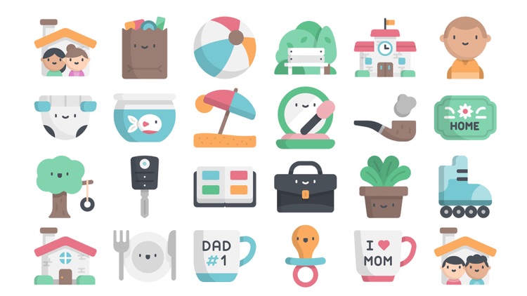 Family Life Stickers.