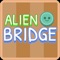 In the game, our aliens have encountered a problem, that is, they need to build a bridge through the opposite side