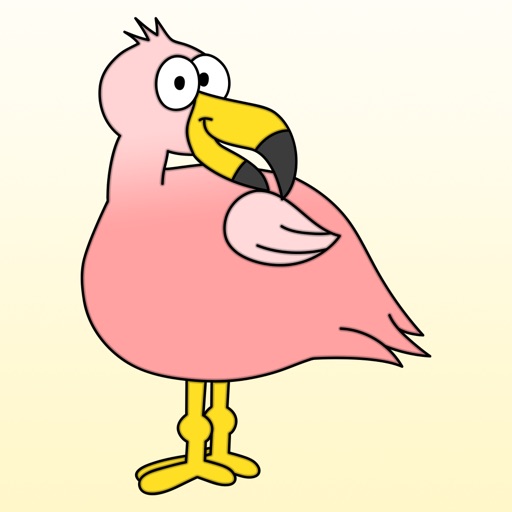 Fat Flamingo Icon