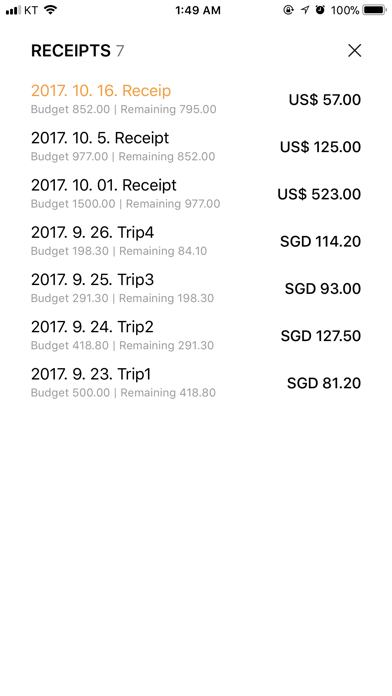 Trabee Spending Note screenshot 3