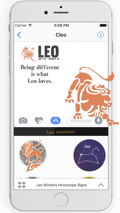 Leo Stickers Horoscope Signs screenshot 2