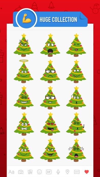 Merry Christmas Stickers 2017 screenshot 3
