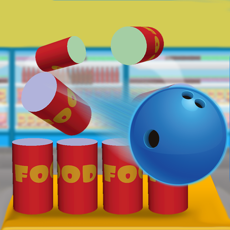 Activities of Grocery destruction party : food can air bowling game - Free Edition
