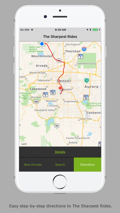 The Sharpest Rides App screenshot 2