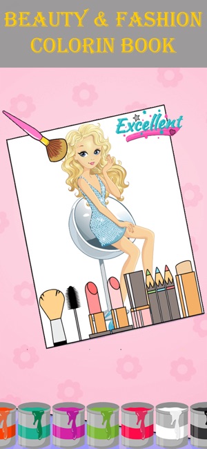 Beauty & Fashion Coloring Book(圖2)-速報App