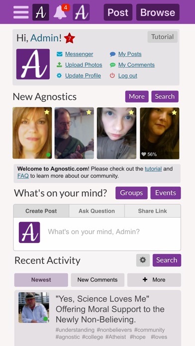 Agnostic.com screenshot 2
