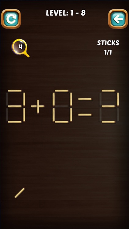 Math Stick Match Puzzle