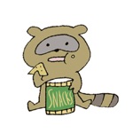 Cute Raccoon sticker