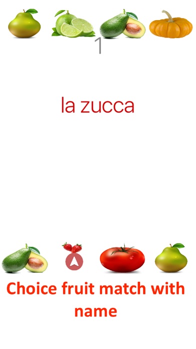 GiustoNomeDiFrutta screenshot 2