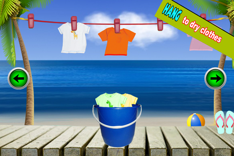 Kids Washing Laundry Clothes screenshot 4