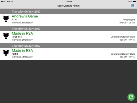 ScoreCapture Admin screenshot 2
