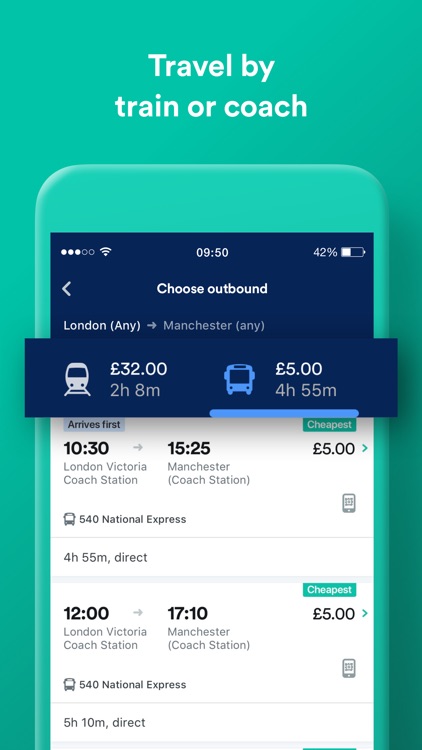 Trainline UK: Train & Bus App screenshot-0