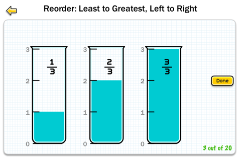 Fractions - Learning Games screenshot 2