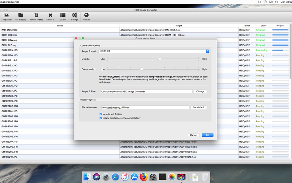 Mac os конвертер изображений