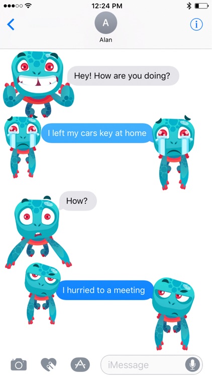 Alan The Turtle Stickers