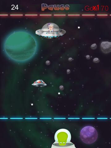 Gran vs. Aliens - Shoot'em screenshot 3
