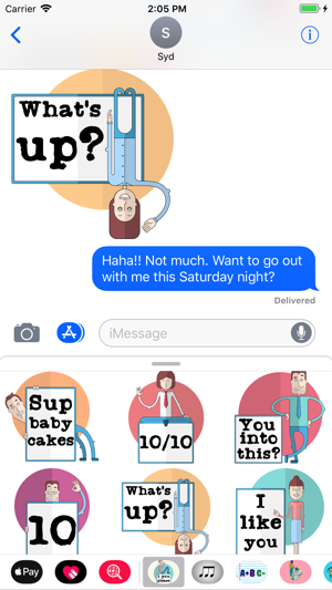 Hey Baby: Flirty Stickers(圖2)-速報App