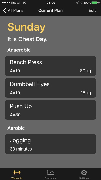 Fitness Diary - with 3D Avatar screenshot 4