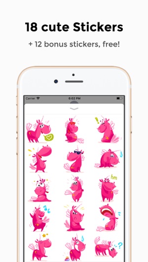 Pinky Unicorn Stickers(圖2)-速報App