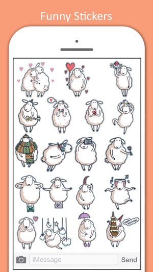 Sheep Love Stickers(圖4)-速報App