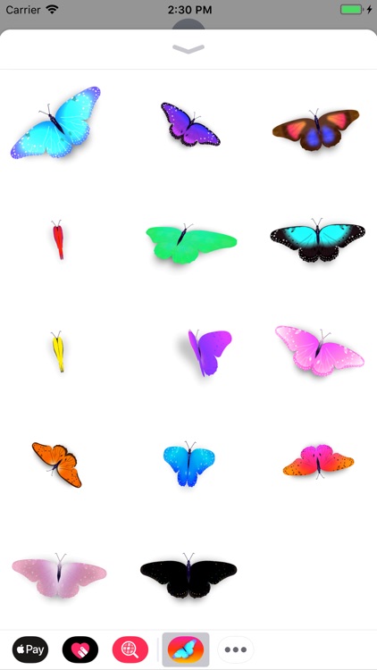 Bright Butterfly Stickers