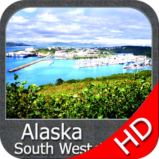 Marine : Alaska South West HD - GPS Map Navigator icon