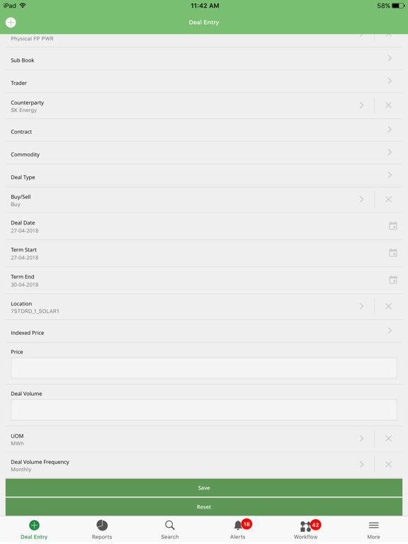 iPad Image of TRMTracker