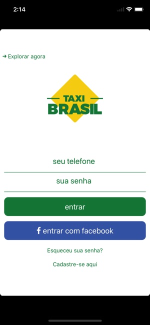 Taxi Brasil - Passageiro