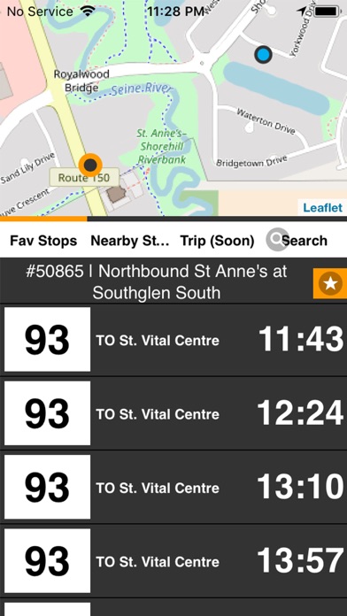 Winnipeg Transit RT screenshot 2