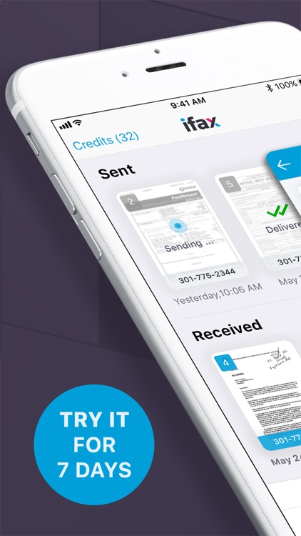 iFax fax app: Fax from iPhone screenshot-0