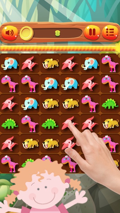 Dinosaur Bubble pop - Puzzle Match for Jurassic screenshot 2