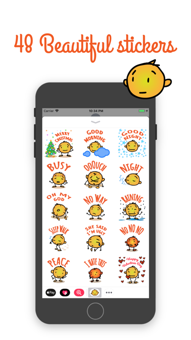 The Peach Sticker Pack screenshot 2