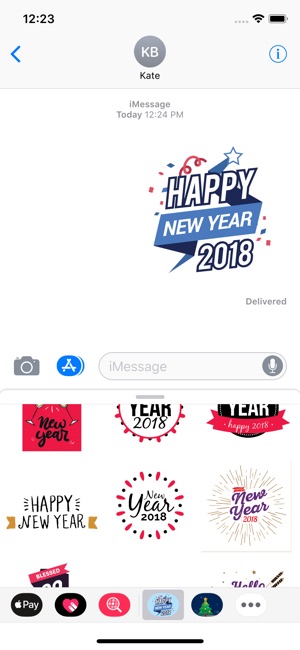 Happy New Year 2018 - stickers(圖5)-速報App