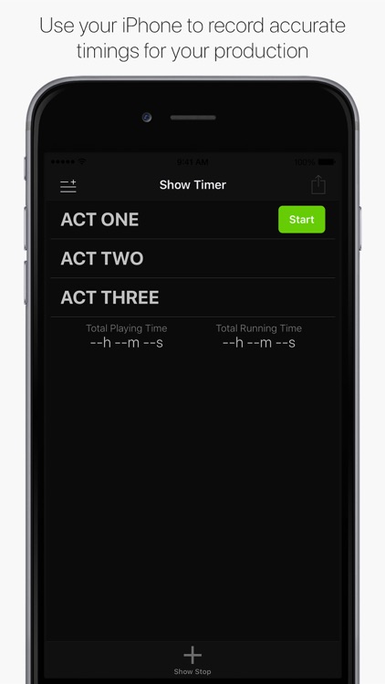 Stage Manager Stopwatch screenshot-0
