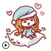 Animated Lazy Girl With Pillow