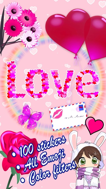 Pink Love • Emoji and stickers