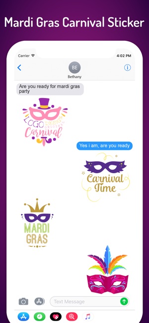 Mardi Gras Carnival Stickers(圖4)-速報App