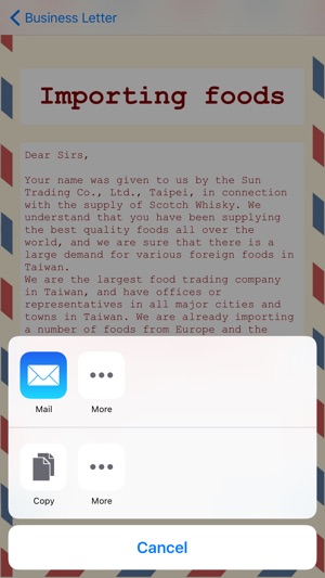 Business Letter Lite(圖4)-速報App