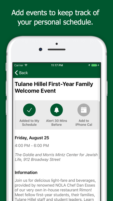 How to cancel & delete Tulane University Fall Welcome from iphone & ipad 3