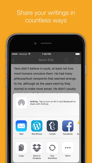 Compo — A Writing App screenshot 4