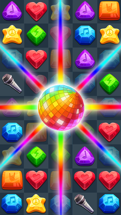 Hard Rock Puzzle Match screenshot 2