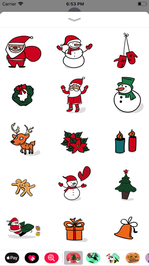 Christmas Friends Stickers