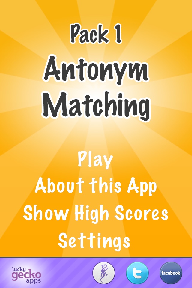 Antonym Matching Pack 1 screenshot 2