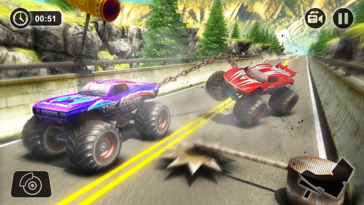 Chained Monster Truck Racing screenshot-3