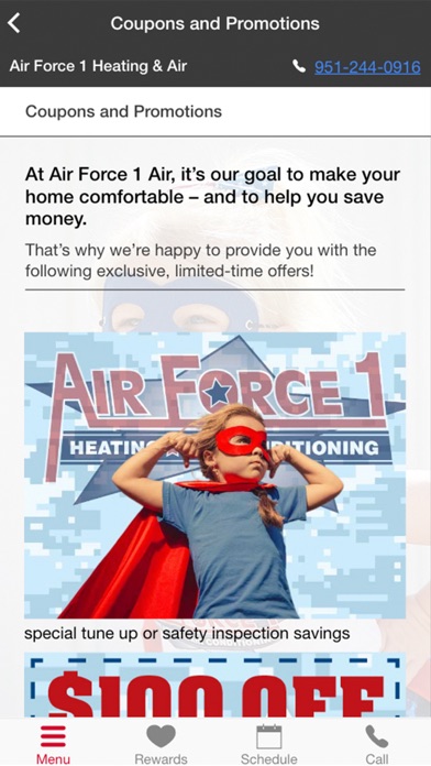 Air Force 1 Air Heating and Air Conditioning screenshot 3